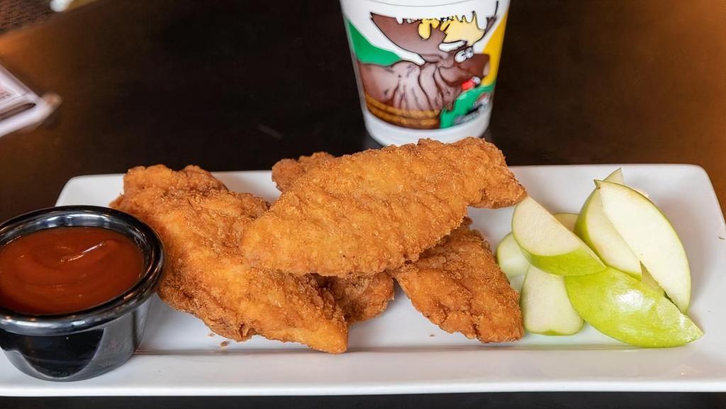 Kids Chicken Fingers · with one side and drink