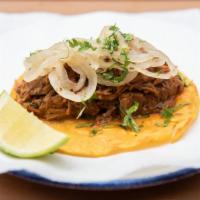 Beef Barbacoa Taco · corn tortilla | pickled onions | habanero tomatillo salsa
