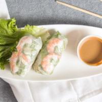 Goi Cuon · Shrimp and pork or chicken summer rolls.