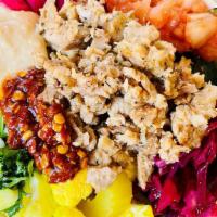 Chicken Shawarma Bowl Regular · Shawarma in a REGULAR BOWL, and you can pick your toppings.