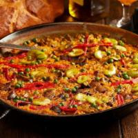 Vegetariana Paella · Paella with Assorted Seasonal Vegetables