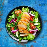 Herb Chicken Salad  · Chicken, onions, carrots, celery, mayo, mustard, garlic, and herbs.