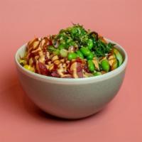 Rice Bowl - Three Protein · 3 Protein Bowl With Rice Base