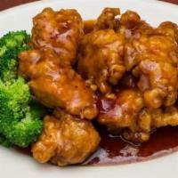 General Tso'S Chicken · With broccoli. Spicy.