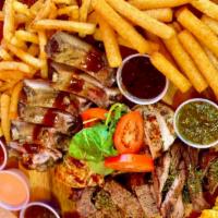Medium Km  Platter On The Grill  · Comes with Grill Churasco, Grill Chicken and Grill Pork Chop.  This platter come with two si...
