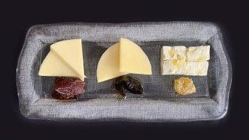 Artisanal Cheese Pikilia · LADOTYRI traditional sheep’s milk cheese aged in olive oil and served with candied and roast...