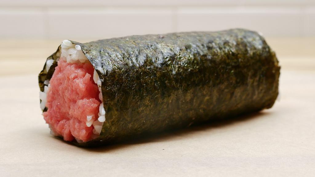 Spicy Tuna Makiritto · Mini Sushi-Nori Burrito with spicy tuna.
1 free complimentary side of sauce.