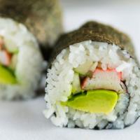 California Makiritto · Mini Sushi-Nori Burrito with cucumber, kanikama (krab), and avocado.
1 free complimentary si...