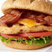 C2- Grilled Chicken Bbq Bacon On Kaiser Bun  (2 Pcs. Of Chicken) W/ Choice Of A  Side · A boneless  chicken tender, marinated with a special blend of seasonings  and grilled for a ...