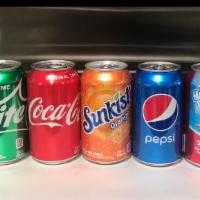 Can Soda · Coke,Dite Coke,Zero Coke,Sprite,Orange Soda,Pepsi,Root Beer,Hawaiian Punch,Strawberry Lemona...