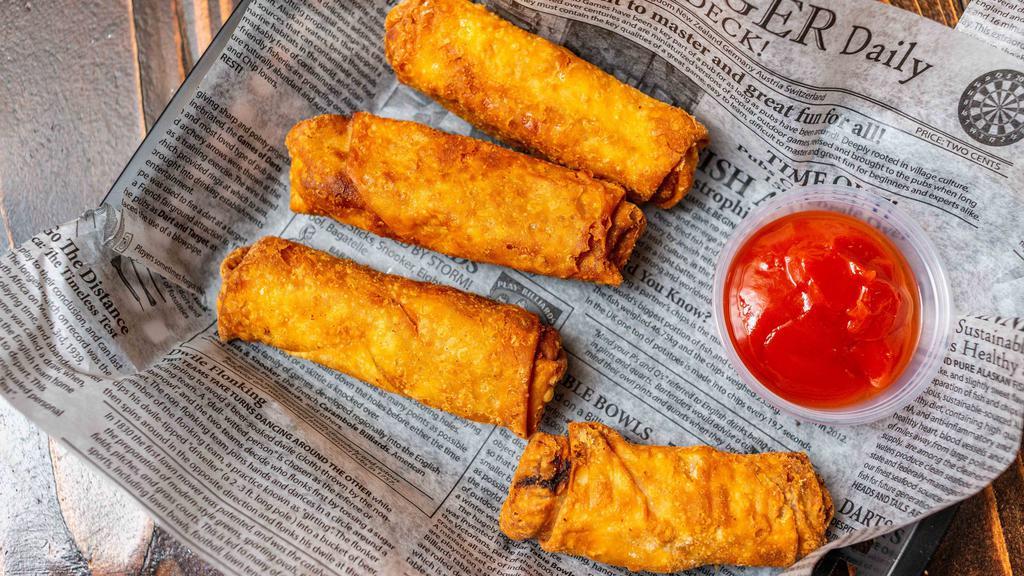 Cheesesteaks Egg Rolls · 4 Cheesesteaks Egg Rolls comes with a side of Sriracha Ketchup