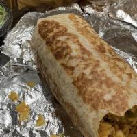 Burritos · A 12 inch flour tortilla stuffed with refried beans, rice, corn, green beans, carrots, peas,...