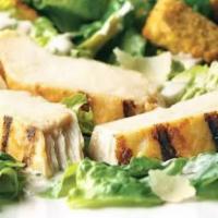 Caesar Salad · Parmesan cheese, croutons and Caesar dressing with chicken or shrimp.