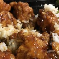 General Tso'S Chicken · Spicy. Chunks of chicken done to crispy and sauteed with our chef's special hot spicy sauce ...