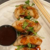 Pork Dumplings · 5 Dumplings served with Korean BBQ Glaze