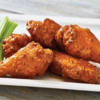 6 Bone-In Wings · 6 Traditional Bone-In Chicken Wings with your choice of sauce. Served with celery, carrots a...