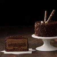 Profiteroles · chocolate cake, chocolate mousse, chocolate ganache