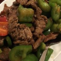 Beef With Green Pepper · 
