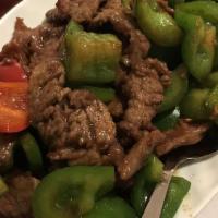 Beef With String Bean & Black Pepper · 