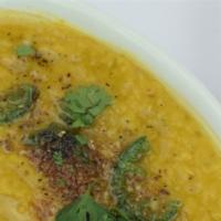 Yellow Daal · Lentils cooked in house spices, served with basmati rice.