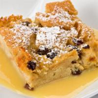Bread Pudding · Bread pudding made from middle-eastern chef.