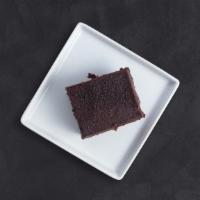 Chocolate Cake · Chocolate cake with dark chocolate ganache frosting.