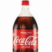 2 Liter Soda · Your choice of 2-liter soda, served cold.