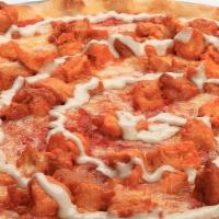 Small Buffalo Special Pizza · Crispy Buffalo Chicken finished with a smooth ranch Drizzle.