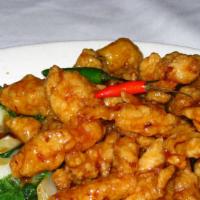 General Tso'S Chicken · Hot. Served with white rice or brown rice.