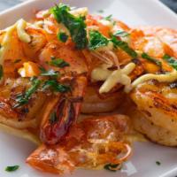 Sautéed Shrimp · Fresh sautéed Caribbean marinated shrimp with your choice of 2 small sides.