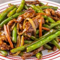 Beef W. String Beans · Hot & spicy.