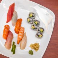 Sushi Combo · 9 pcs of chef’s choice nigiri with California roll.