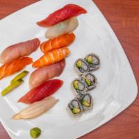 Assorted Sushi · 7 pcs nigiri & California roll.