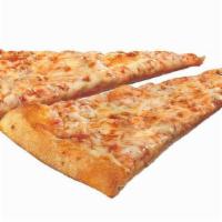 Cheese Slice · A slice of thin crust cheese pizza.