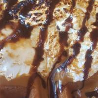 Smores Waffle · A Layer of cookie butter and Nutella, topped a coating of marshmallow fluff torched for clas...