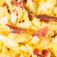 The Bacon Lover'S Bowl · Loaded with bacon and Cheddar Cheese