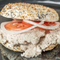 White Fish Salad Sandwich · White fish salad, choice of cheese, veggies & toppings