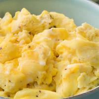 Side Of Scrambled Eggs With Cheese · 