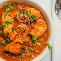Chicken Curry · Traditional Mughlai offering! Boneless chicken cooked in heavenly curry sauce, seasoned to y...