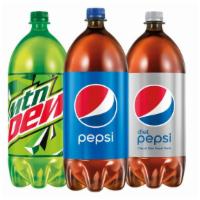 Pepsi Soda - 2 Liter Bottle · Select a delicious and refreshing Pepsi 2-Liter soda to complete your meal.