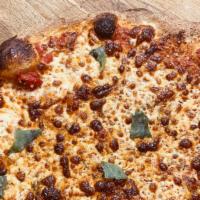 Cheesus Our Savior · Classic cheese pizza - freshly grated mozzarella, fontina, pecorino, oregano, crushed tomato...