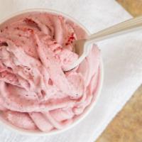 Frozen Yogurt · Plain yogurt mixed in with your favorite toppings !