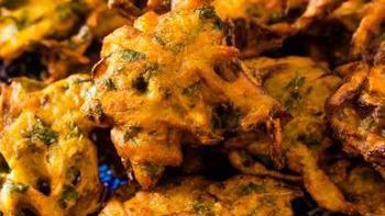 Mixed Pakora · Assorted fried vegetable fritters with cauliflower, onion, potato and spinach.