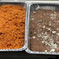 Rice And Beans · Spanish rice, choice of beans