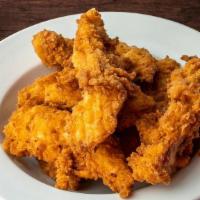 Online Chicken Fingers · Homemade marinated sweet chicken strips breaded to order with choice of dipping sauce.