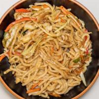 Yaki Udon · Favorite. Stir-fried udon noodle with vegetable mix with soy and oyster sauce.