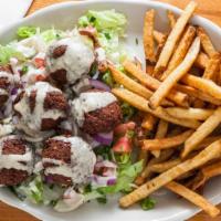 Falafel Plate · Served with one choice small.