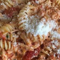  Fusilli Alla Polpa Di Granchio · fusilli pasta with jumbo lump crabmeat, onions, cherry tomatoes, & a touch of hot pepper in ...