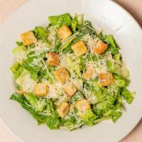 Caesar Salad · Romaine lettuce, croutons, parmesan cheese.