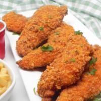 Tenders (5 Pieces) · Favorite. Five, 10 and 20 chicken tenders in x flavor. Served with a side of fries.